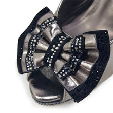 Venus Chan Open Toe Women Heels for 2024 Elegant Party Green Color Diamond Pumps Italian Shoes and Bags Matching Set