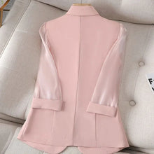 2024 New Blazer Women Suit Jacket Female Feminine Blazers Notched Collar Business Suit Elegant Office Ladies Blaser Outwear