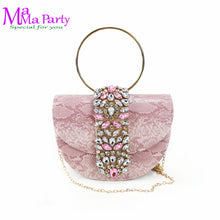 2025 Autumn New Design Specials Italian Women Shoes and Bag Set Comfortable Mid Heels With Rhinestone in Yellow Color