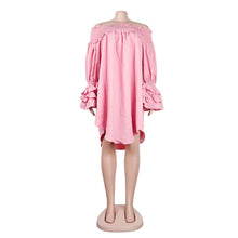 2023 Summer New Fashion Casual Women's Hot Selling Off Shoulder Bust Ruffled Dress
