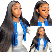 13x6 Straight Lace Front Wig 360 Lace Frontal Wig HD Transparent Lace Wigs For Women Human Hair 5x5 Closure Wig Brazilian 36Inch