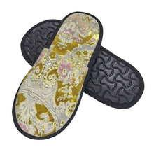 Custom Queen Of Absolutely Everything Gold Baroque Soft Memory Foam House Slippers Women Comfy Warm Anti-skid Sole Slipper