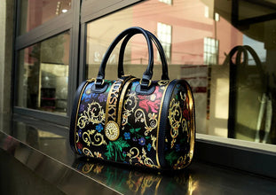 Large-capacity Women's Boston Barrel Handbags