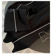 Sports Suit for Women, Autumn Fashion, Casual, Age Reducing, Western-style Zipper Sweatshirt, Wide Leg Pants Two-piece Set pants