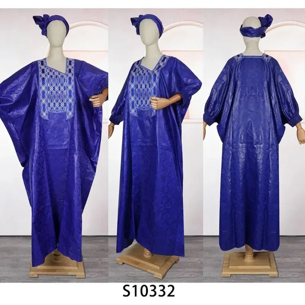 Elegant African Dresses for Women Traditional Embroidery Wedding Party Dresses Men Suit Dashiki African Couples Matching Clothes