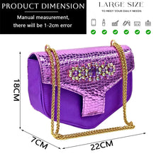 Italian Rhinestone Decoration Women's Shoes And Bag Set