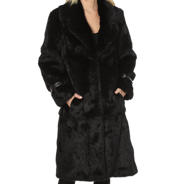 Women's Real Rabbit Fur Long Luxury Jacket