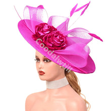 Elegant Big Flower Women's Fascinators For Party, Dinner And Outdoors Events