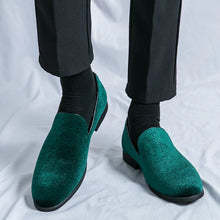 Men's Suede slip-on loafers