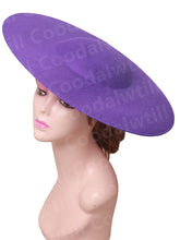 40CM Big Fascinators Base DIY Hair Accessories Hat Women Derby Wedding Headpiece Ladies Church Race Maillinery Cap Supplies