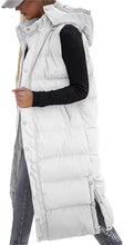 Women's Oversize Waistcoat Winter Hooded Quilted Vest