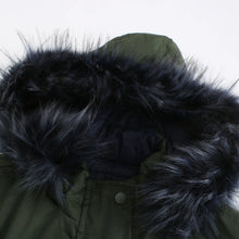 Double Sided Women's winter Thick Detachable Zipper Parka Jacket