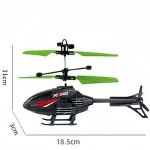 Induction helicopter toy room charged remote control small aircraft training coordination gifts for boys and girls