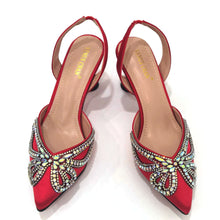 Venus Chan 2023 Yellow Classy Bowknot Pointed Toe Women's Shoes High Heel Elegant Sandals Shallow Mouth Shoes Bag Set Women