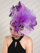 New Fascinator Wedding Headpiece Women Butterfly Headwear For Church Derby Hat Fascinators Headband Bridal Pillbox Cap Flower
