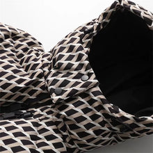 Women's warm skiing series waist down cotton jacket winter new hooded slim fit jacket jacket