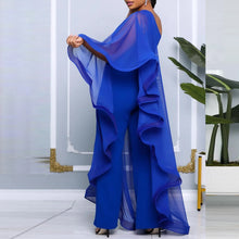 Women One Shoulder Jumpsuit Ruffle Long Sleeve Elegant Solid Aysmmetric Fashion Autumn Rompers Casual Party Club Jumpsuits 2024