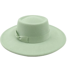 Sombrero Raised Top Fedora Hat 2023 New European and American Fedora Hat Jazz Hat Men's Round Top Hat New Wholesale Sombrero