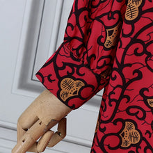 Plus Size 5XL VONDA Women Bohemian Printing Maxi Dress 2024 Long Bat-wing Sleeve Elegant Vestidos Casual Round Neck Long Robes