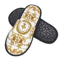 Custom Queen Of Absolutely Everything Gold Baroque Soft Memory Foam House Slippers Women Comfy Warm Anti-skid Sole Slipper