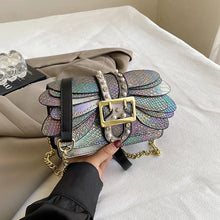 2024 New Handmade Rivet Butterfly Wing Crossbody Bag Women Designer Handbag And Purse Small Square Bag 8 Color Pu Leather Bags