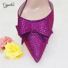 Gold  Women Shoes And Bag Set 2024 African Ladies Pointed Toes Pumps Match With Handbag Sandals Sandales Escarpins Femme CR932