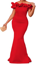 Plus Size Summer Sleeveless Dress Women Ruffle Pleated Off Shoulder Elegant Modis Ladies Dresses Slim Bodycon Ruffle Woman Dress