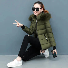 Women's Winter Padded Temperament Casual Down Cotton Jacket