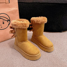 Women's Snow And Winter Plush Platform Outdoor Warm Boots