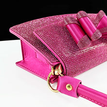 latest Italian women's shoes and accessories bag rhinestone butterfly decoration elegant pointed toe wedding bridal