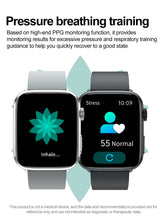 2025 AI Diagnosis NFC Smart Watch Women 1.85 inch AMOLED Blood pressure Heart Rate Temperature BT call Smartwatches Men For IOS