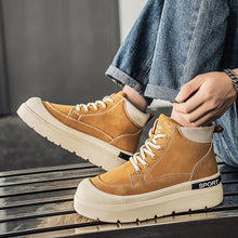 Men's High-Top Platform Casual Comfortable Winter Boots