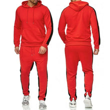 Men's Two Piece Color Block Tracksuit