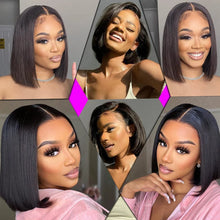 Wear And Go Glueless Wig Human Hair Bob Straight PreCut Lace Frontal Upgraded Air Wigs For Women Perruques Cheveux Humain OnSale