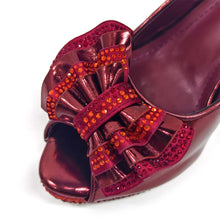 Venus Chan Open Toe Women Heels for 2024 Elegant Party Green Color Diamond Pumps Italian Shoes and Bags Matching Set