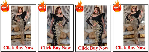 Fake Two-Piece African Dresses for Women 2025 Traditional Nigeria Mesh Hot Drill Caftan Dress Abaya Musulman Robe Femme Clothes