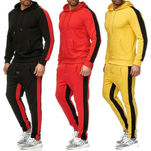 Men's Two Piece Color Block Tracksuit