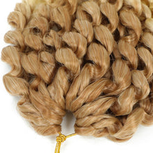 Ombre Jumpy Red Ginger Wand Curls Crochet Hair 1B 27 30 350 613 Purple Grey Colors jamaican twist braiding Hair 20 Strands/Pack