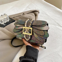 2024 New Handmade Rivet Butterfly Wing Crossbody Bag Women Designer Handbag And Purse Small Square Bag 8 Color Pu Leather Bags