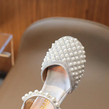 Girls Sandals Fashion Summer New Sequin Princess Shoes Bow Children's Sandals Non-slip Kids Performance Shoes J281