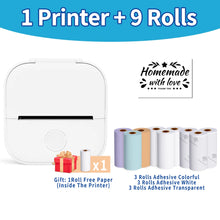 Phomemo T02 Portable Mini Thermal Printer Wirelessly BT 203dpi Photo Label Memo List Printing With USB Cable Imprimante Portable