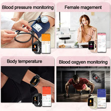 2025 AI Diagnosis NFC Smart Watch Women 1.85 inch AMOLED Blood pressure Heart Rate Temperature BT call Smartwatches Men For IOS