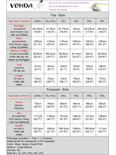 Plus Size 5XL VONDA Women Matching Sets 2024 Fashion Long Sleeve Suits Polka Dot Striped Shirts And Elastic Waist Pant Sets