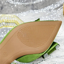 New Arrival Elegant African Party High-heeled Shoes Chain Decoration Trendy Women's Sandals Nigerian Women Wedding Pumps