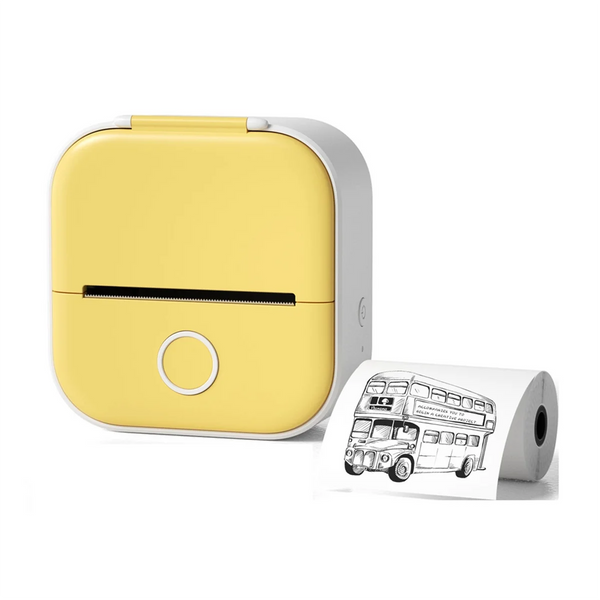 AT42 Portable Mini Thermal Label Printer Home Photo Printer Student Wrong Question Printer Mini Label Printer Price Tag,A