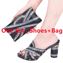 New Arrival Green Color Italian Shoes with Matching Bags Shoes and Bag Set African Sets 2024 Shoe and Bag Set for Party In Women
