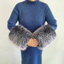 Women's Warm Fluffy Shawl Fashionable Artificial Fluffy Collar Scarve