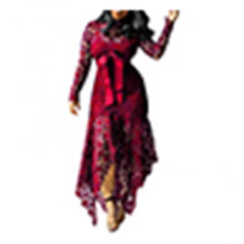Lace Bow Belted Women Dress Elegant Long Sleeve Irregular Hem Women Bodycon Party Long Dress Vintage Wedding Evening Party Dress
