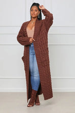 Women's Winter Loose Knitted Open Cardigan