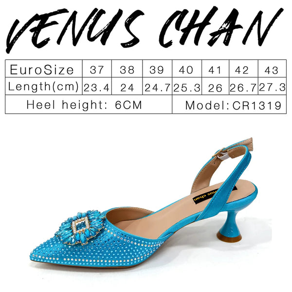 2025 Elegantly Sky Blue Women's Shoe and Bag Set for Parties and Weddings - Luxurious Heeled Pumps and Handbag for Nigeria